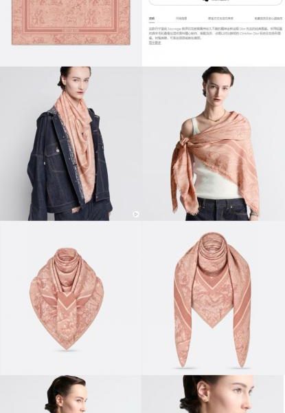 replica,repliche,fake,1:1,earrings,bracelet,ring,jewelry Sciarpa quadrata Dior double face in cashmere bicolore