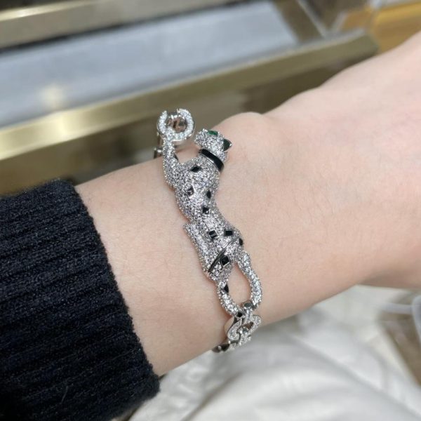 replica,repliche,fake,1:1,earrings,bracelet,ring,jewelry Bracciale ghepardo di Cartier