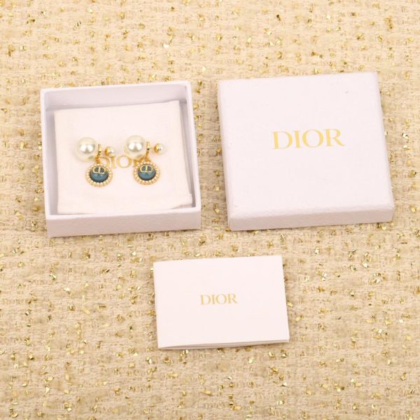 Orecchini Dior con doppia perla