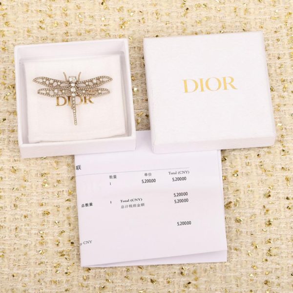 Spilla Dior con libellula