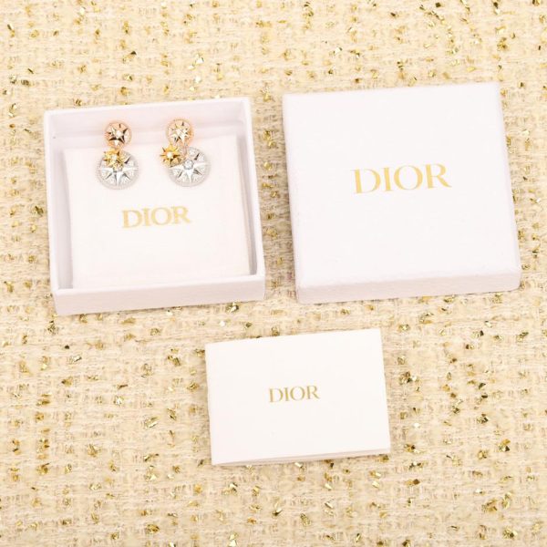 Orecchini bussola in argento sterling Dior