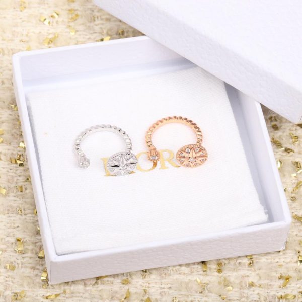 replica,repliche,fake,1:1,earrings,bracelet,ring,jewelry Anello aperto della bussola Dior