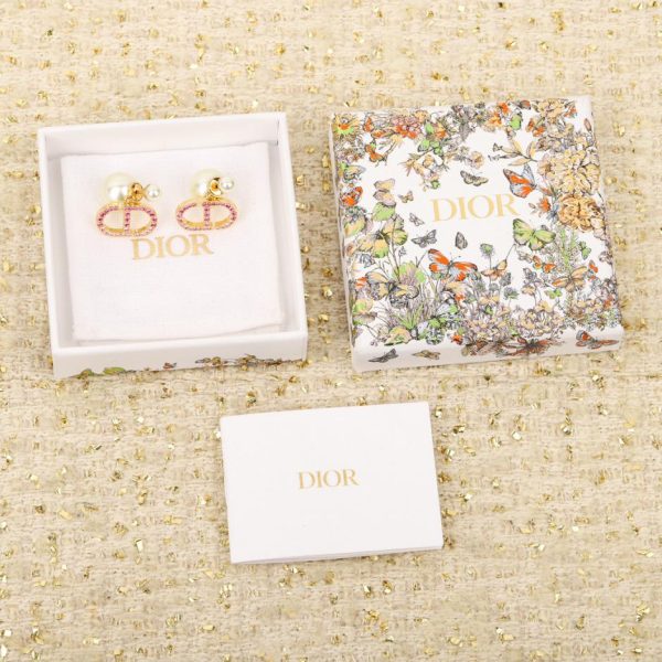 Orecchini con diamanti sfumati Dior Pearl CD