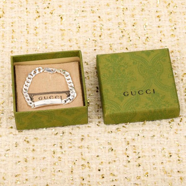 Bracciale Gucci Doppia G in argento sterling