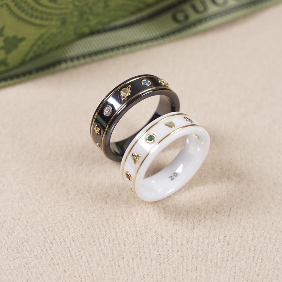 replica,repliche,fake,1:1,earrings,bracelet,ring,jewelry Anello Gucci in ceramica con pietre preziose colorate doppia G replica,repliche,fake,1:1,earrings,bracelet,ring,jewelry Anello Gucci in ceramica con pietre preziose colorate doppia G