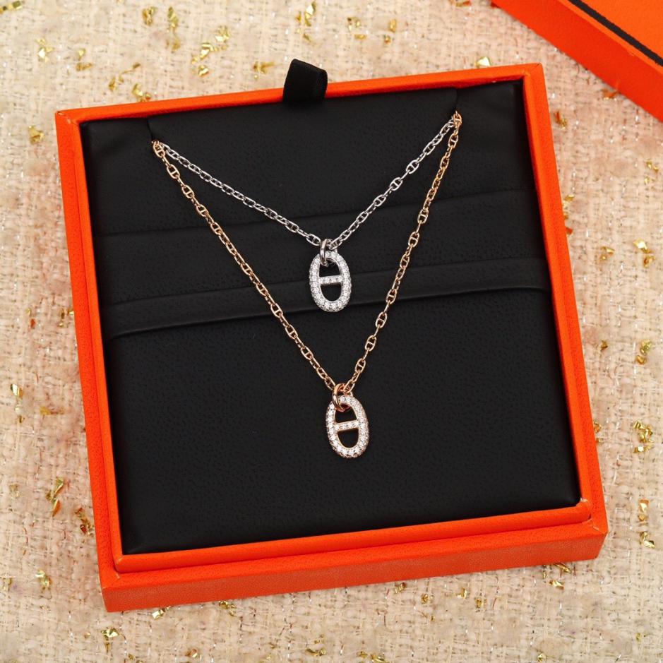 replica,repliche,fake,1:1,earrings,bracelet,ring,jewelry Collana di diamanti Hermes con naso di maiale replica,repliche,fake,1:1,earrings,bracelet,ring,jewelry Collana di diamanti Hermes con naso di maiale