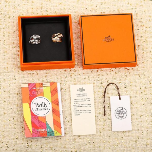 Anello tre in uno con naso di maiale di Hermes
