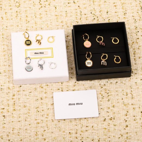 replica,repliche,fake,1:1,earrings,bracelet,ring,jewelry Orecchie Miu Miu