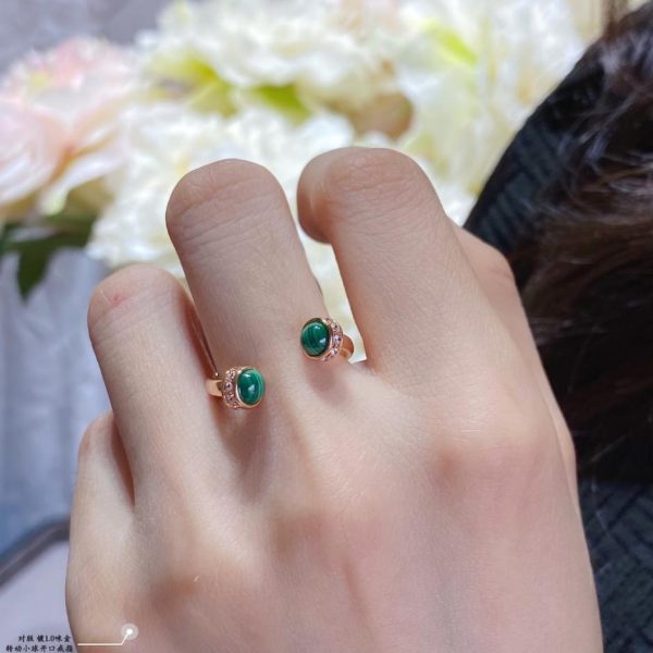 replica,repliche,fake,1:1,earrings,bracelet,ring,jewelry Piaget corniola piena di diamanti naturali malachite