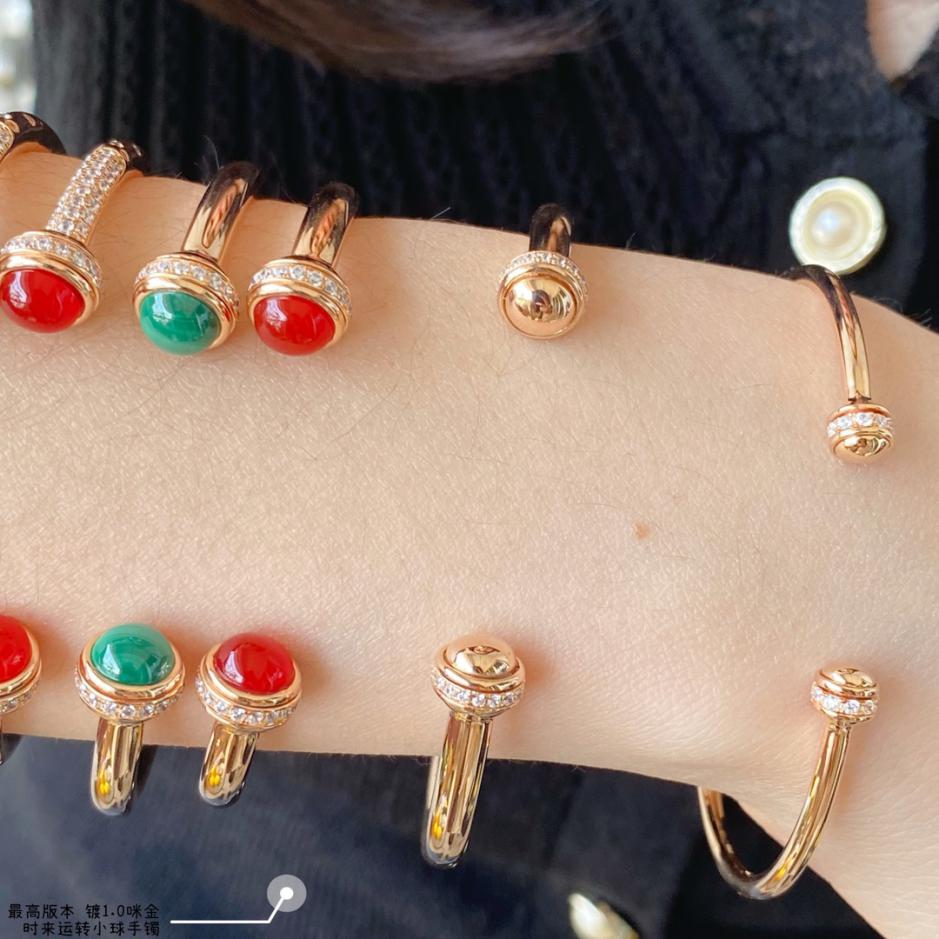 replica,repliche,fake,1:1,earrings,bracelet,ring,jewelry Grosso braccialetto a sfera rotante Piaget
