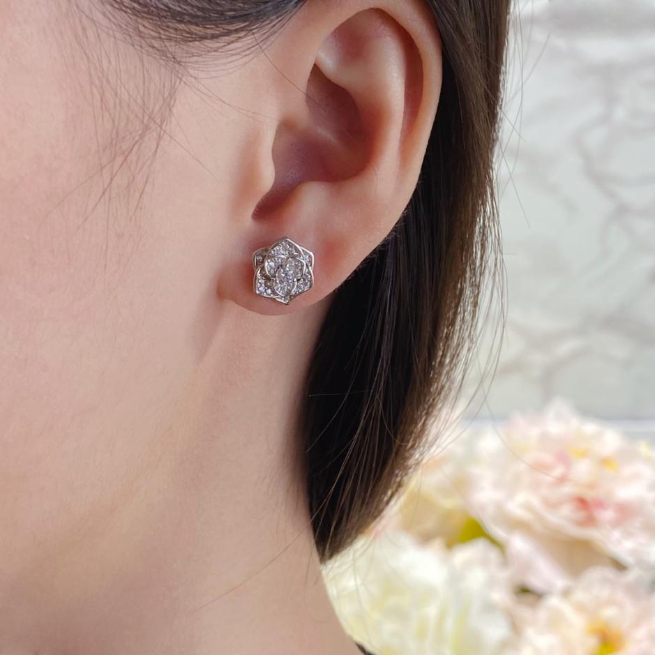 replica,repliche,fake,1:1,earrings,bracelet,ring,jewelry Orecchini rosa Piaget