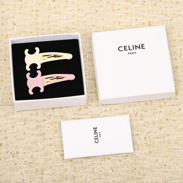 replica,repliche,fake,1:1,earrings,bracelet,ring,jewelry Forcina per capelli color caramello Celine