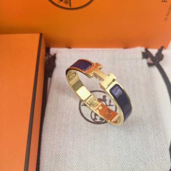 Bracciale Hermes classico smaltato H/modello aggiornato