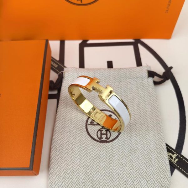 Bracciale Hermes classico smaltato H/modello aggiornato