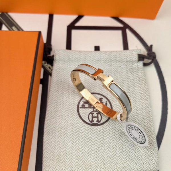 Bracciale Hermes classico smaltato H/modello aggiornato