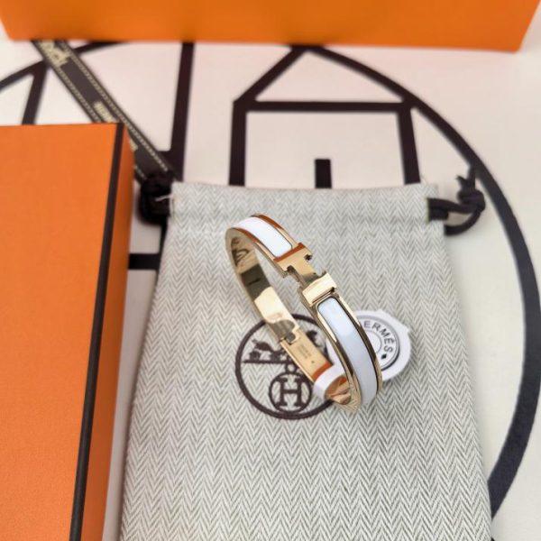 replica,repliche,fake,1:1,earrings,bracelet,ring,jewelry Bracciale Hermes classico in smalto H versione media versione aggiornata