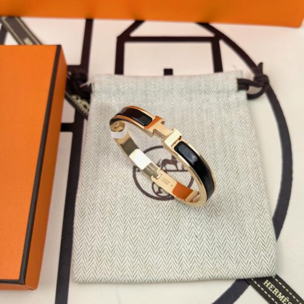 replica,repliche,fake,1:1,earrings,bracelet,ring,jewelry Bracciale Hermes classico in smalto H versione media versione aggiornata
