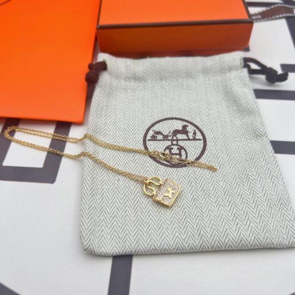 replica,repliche,fake,1:1,earrings,bracelet,ring,jewelry Collana Hermes Kangkang/modello aggiornato