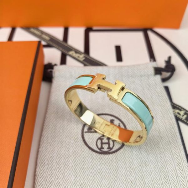 replica,repliche,fake,1:1,earrings,bracelet,ring,jewelry Bracciale Hermes classico smaltato H/versione aggiornata