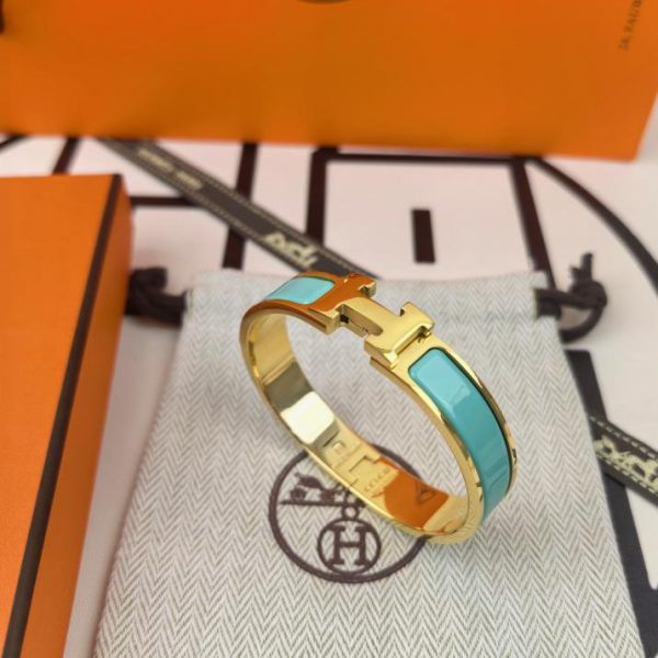 replica,repliche,fake,1:1,earrings,bracelet,ring,jewelry Bracciale Hermes classico in smalto H