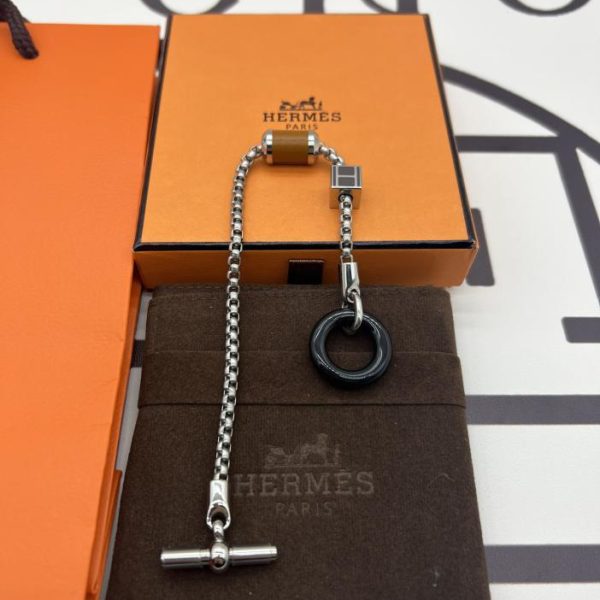 replica,repliche,fake,1:1,earrings,bracelet,ring,jewelry Collana Hermes meli melo in corno di bufalo