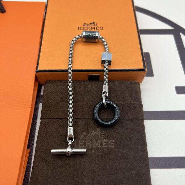 replica,repliche,fake,1:1,earrings,bracelet,ring,jewelry Collana Hermes meli melo in corno di bufalo