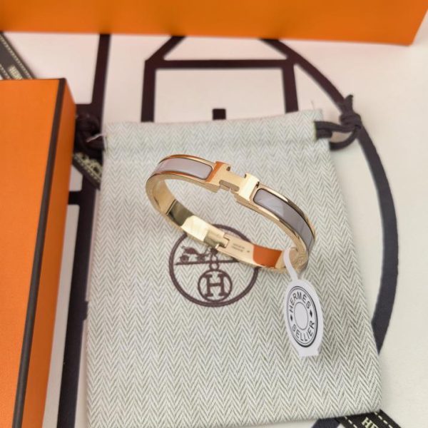 replica,repliche,fake,1:1,earrings,bracelet,ring,jewelry Bracciale Hermes classico in smalto H versione media versione aggiornata
