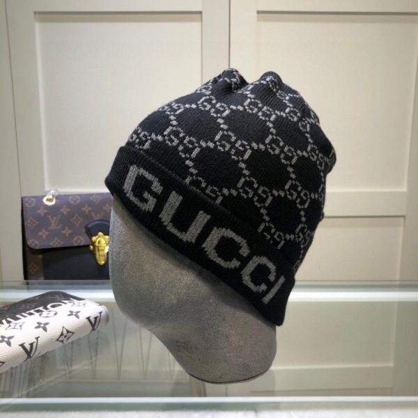 replica,repliche,fake,1:1,earrings,bracelet,ring,jewelry L’ultimo cappello lavorato a maglia in misto lana di GUCCI, unisex