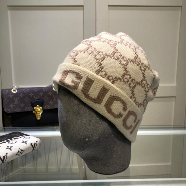 replica,repliche,fake,1:1,earrings,bracelet,ring,jewelry L’ultimo cappello lavorato a maglia in misto lana di GUCCI, unisex