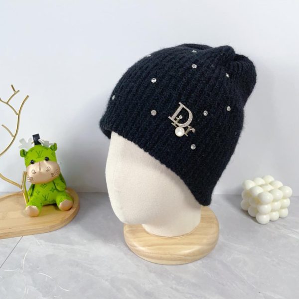 replica,repliche,fake,1:1,earrings,bracelet,ring,jewelry Berretto da baseball DIOR serie perla tinta unita