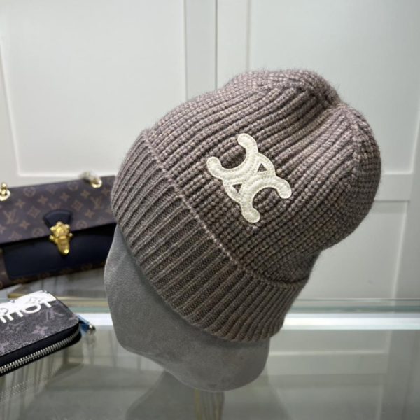 replica,repliche,fake,1:1,earrings,bracelet,ring,jewelry Cappello lavorato a maglia CELINE in lana, stesso stile per uomo e donna
