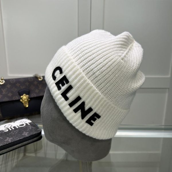 replica,repliche,fake,1:1,earrings,bracelet,ring,jewelry Cappello lavorato a maglia CELINE in lana, stesso stile per uomo e donna
