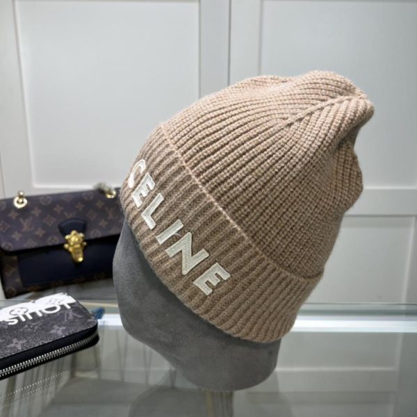 replica,repliche,fake,1:1,earrings,bracelet,ring,jewelry Cappello lavorato a maglia CELINE in lana, stesso stile per uomo e donna