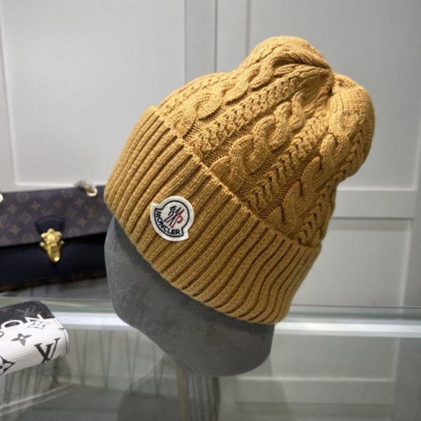 replica,repliche,fake,1:1,earrings,bracelet,ring,jewelry MONCLER berretto in maglia stile classico per uomo e donna