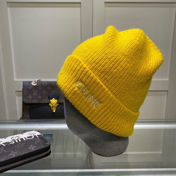 replica,repliche,fake,1:1,earrings,bracelet,ring,jewelry Cappello lavorato a maglia CELINE in lana, stesso stile per uomo e donna