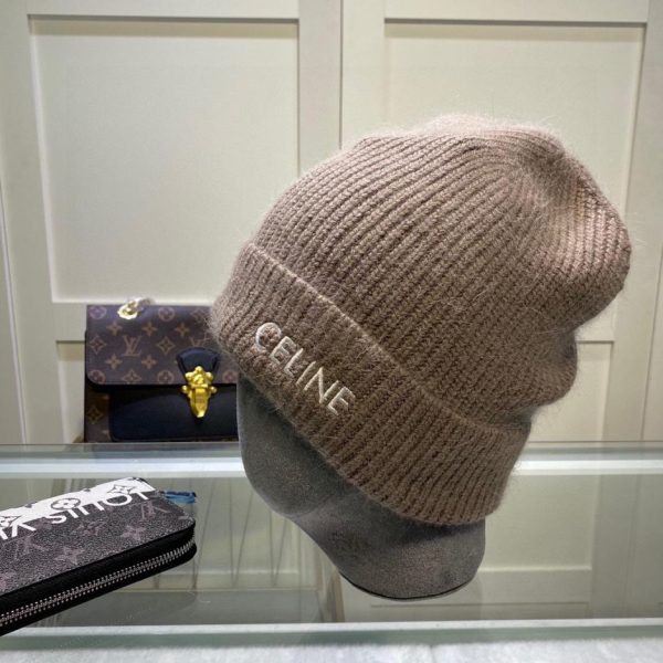 replica,repliche,fake,1:1,earrings,bracelet,ring,jewelry Cappello lavorato a maglia CELINE in lana, stesso stile per uomo e donna