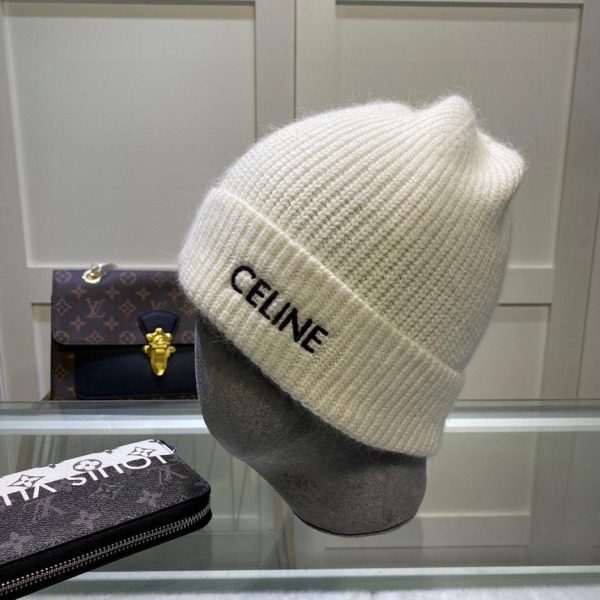 replica,repliche,fake,1:1,earrings,bracelet,ring,jewelry Cappello lavorato a maglia CELINE in lana, stesso stile per uomo e donna