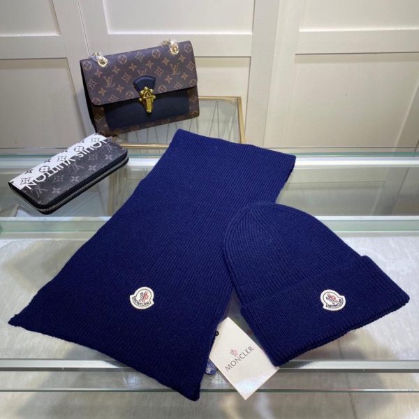 replica,repliche,fake,1:1,earrings,bracelet,ring,jewelry MONCLER Set classico cappello e sciarpa