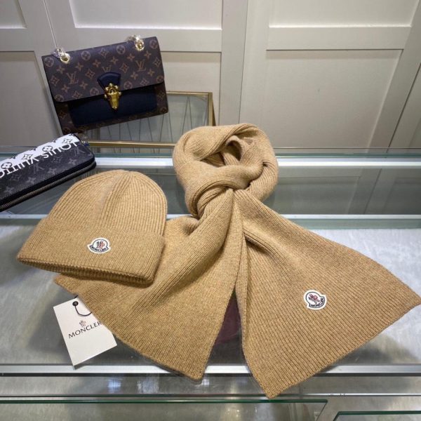 replica,repliche,fake,1:1,earrings,bracelet,ring,jewelry MONCLER Set classico cappello e sciarpa