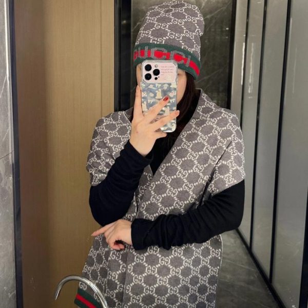 replica,repliche,fake,1:1,earrings,bracelet,ring,jewelry Cappello da abito classico GUCCI! sciarpa da cappello