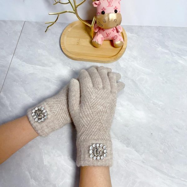 replica,repliche,fake,1:1,earrings,bracelet,ring,jewelry Guanti in lana Gucci