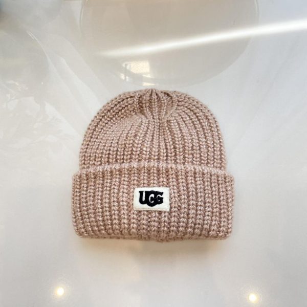 UGG autunno e inverno nuovi cappelli lavorati a maglia con circonferenza della testa con ago spesso per ragazzi e ragazze cappelli lavorati a maglia dello stesso stile