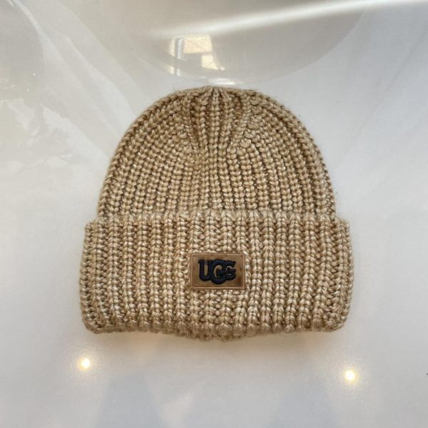 UGG autunno e inverno nuovi cappelli lavorati a maglia con circonferenza della testa con ago spesso per ragazzi e ragazze cappelli lavorati a maglia dello stesso stile