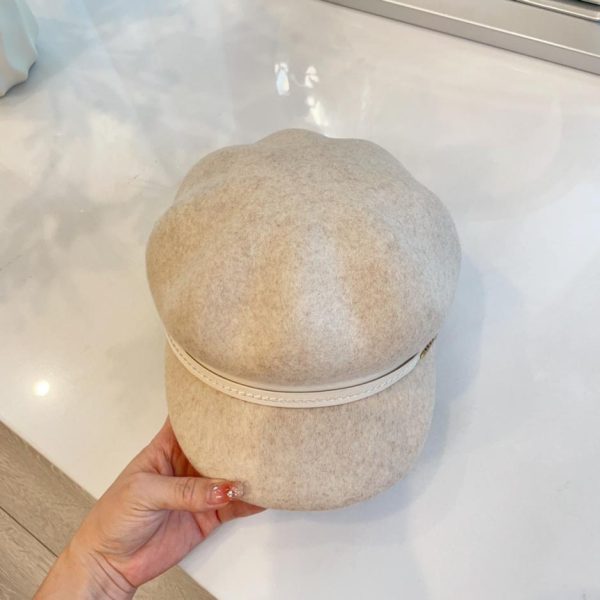 Cappello Chanel nuovo autunno inverno in feltro di lana 100% lana