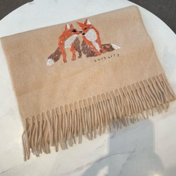 replica,repliche,fake,1:1,earrings,bracelet,ring,jewelry Sciarpa di coppia Burberry CunningFoxDumbBunny in lana