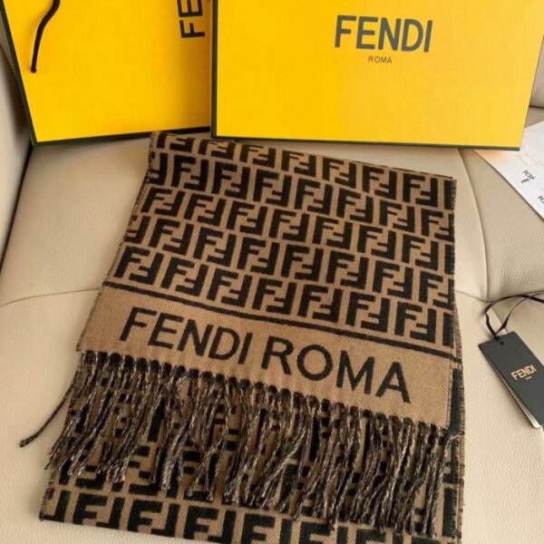 replica,repliche,fake,1:1,earrings,bracelet,ring,jewelry Sciarpa Fendi con lettera FF presbite