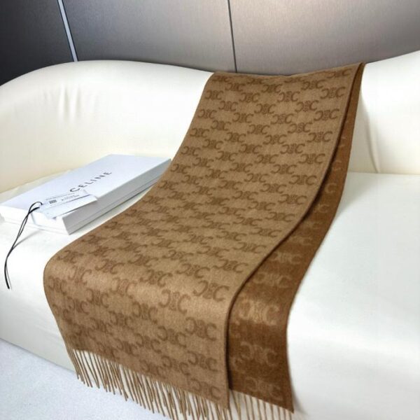 Sciarpa presbite in cashmere CELINE Arc de Triomphe Sanlin