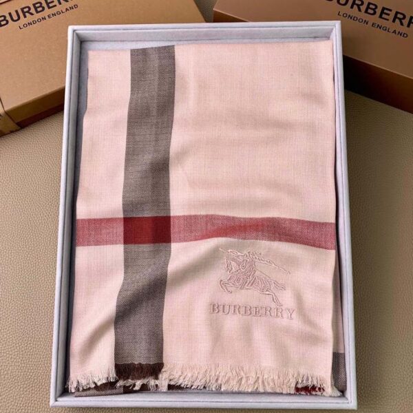 replica,repliche,fake,1:1,earrings,bracelet,ring,jewelry Sciarpa Burberry in velluto sottile con motivo check classico rosa fumé