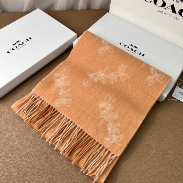 replica,repliche,fake,1:1,earrings,bracelet,ring,jewelry Sciarpa classica COACH 97 lana 3 cashmere super morbida e cerosa