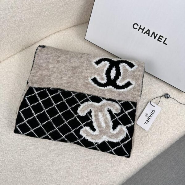 replica,repliche,fake,1:1,earrings,bracelet,ring,jewelry CHANEL Chanel contatore nuova sciarpa scialle di lana lavorata a maglia ricamata in puro cashmere